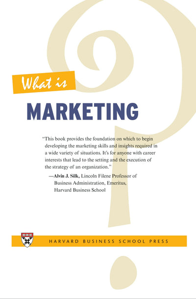 Cover image for What Is Marketing?, isbn: 9781633694804