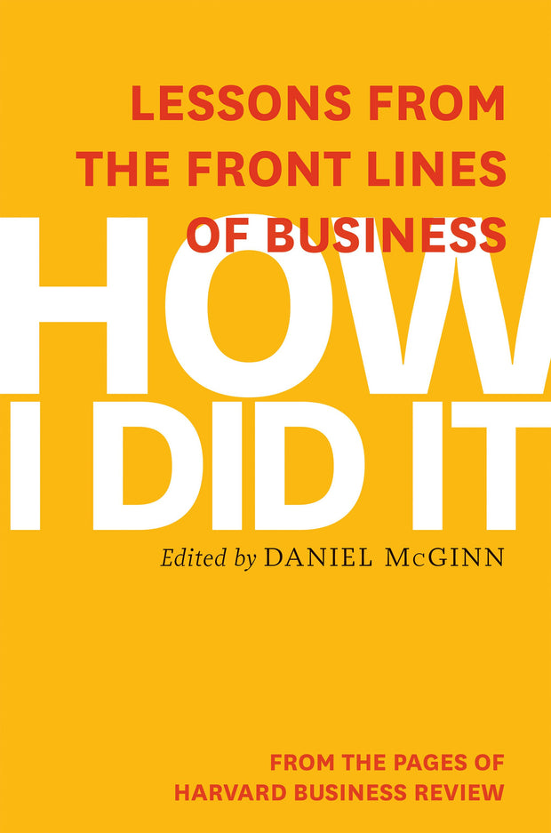 Cover image for How I Did It, isbn: 9781633694811