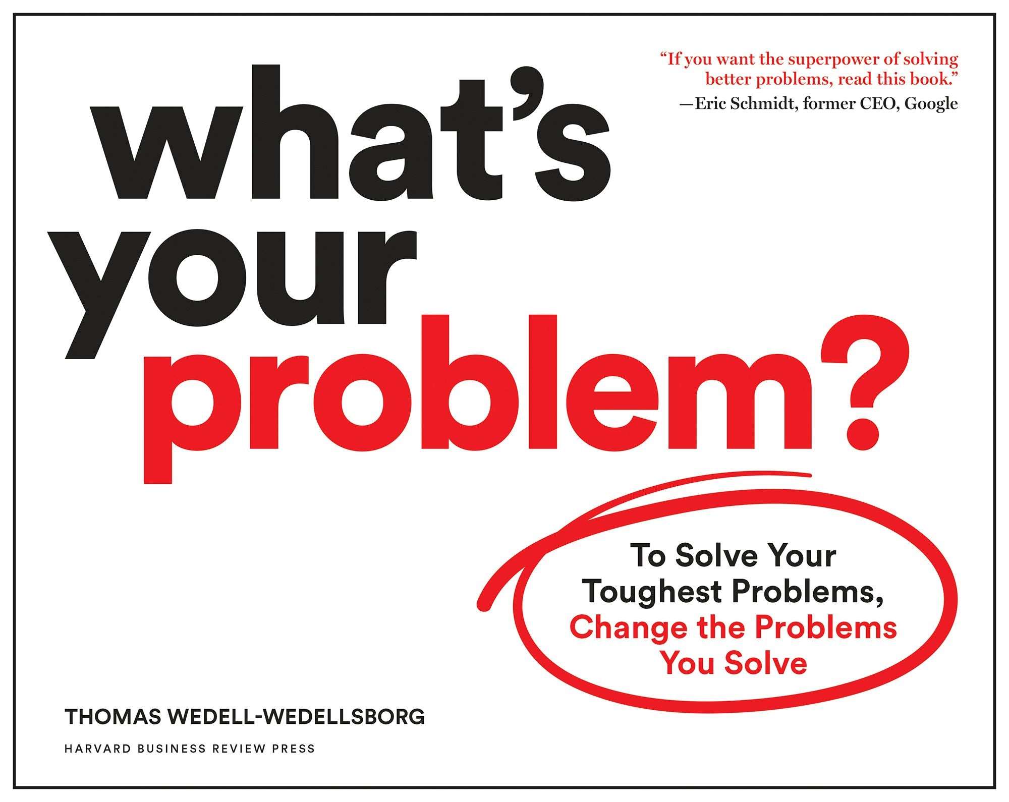 Book cover image for What's Your Problem? ISBN: 9781633697232