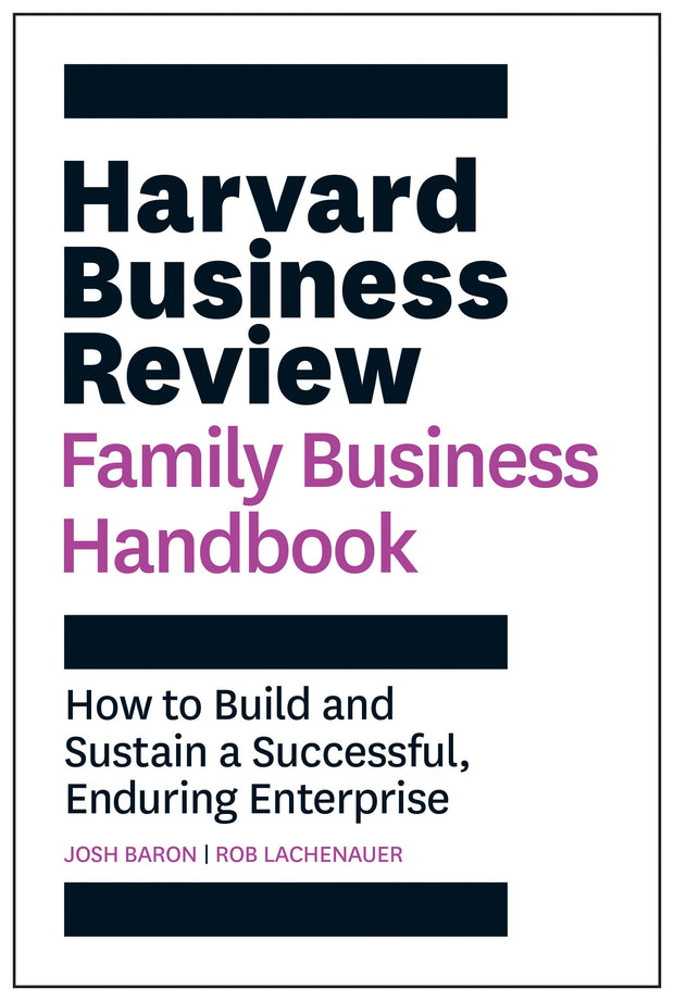 Cover image for Harvard Business Review Family Business Handbook, isbn: 9781633699069