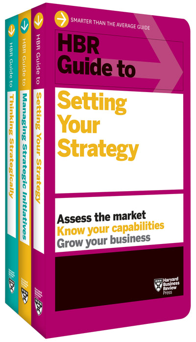 Cover image for HBR Guides to Building Your Strategic Skills Collection (3 Books), isbn: 9781633699304