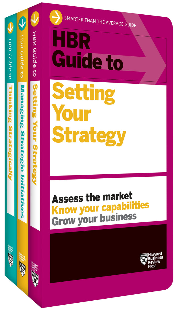 Cover image for HBR Guides to Building Your Strategic Skills Collection (3 Books), isbn: 9781633699304