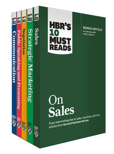 Cover image for HBR's 10 Must Reads for Sales and Marketing Collection (5 Books), isbn: 9781633699359