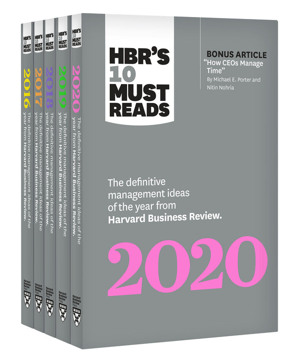 Cover image for 5 Years of Must Reads from HBR: 2020 Edition (5 Books), isbn: 9781633699823