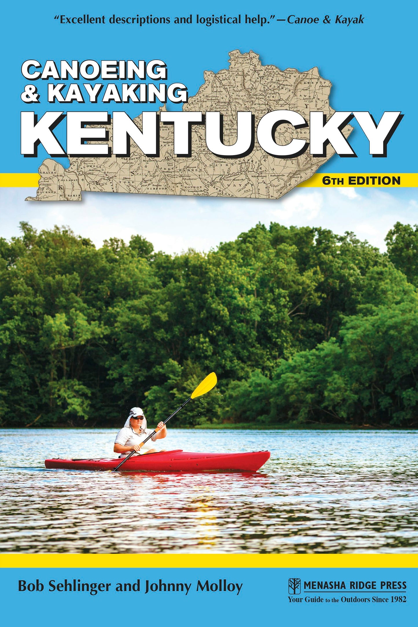 Book cover image for Canoeing & Kayaking Kentucky ISBN: 9781634040518