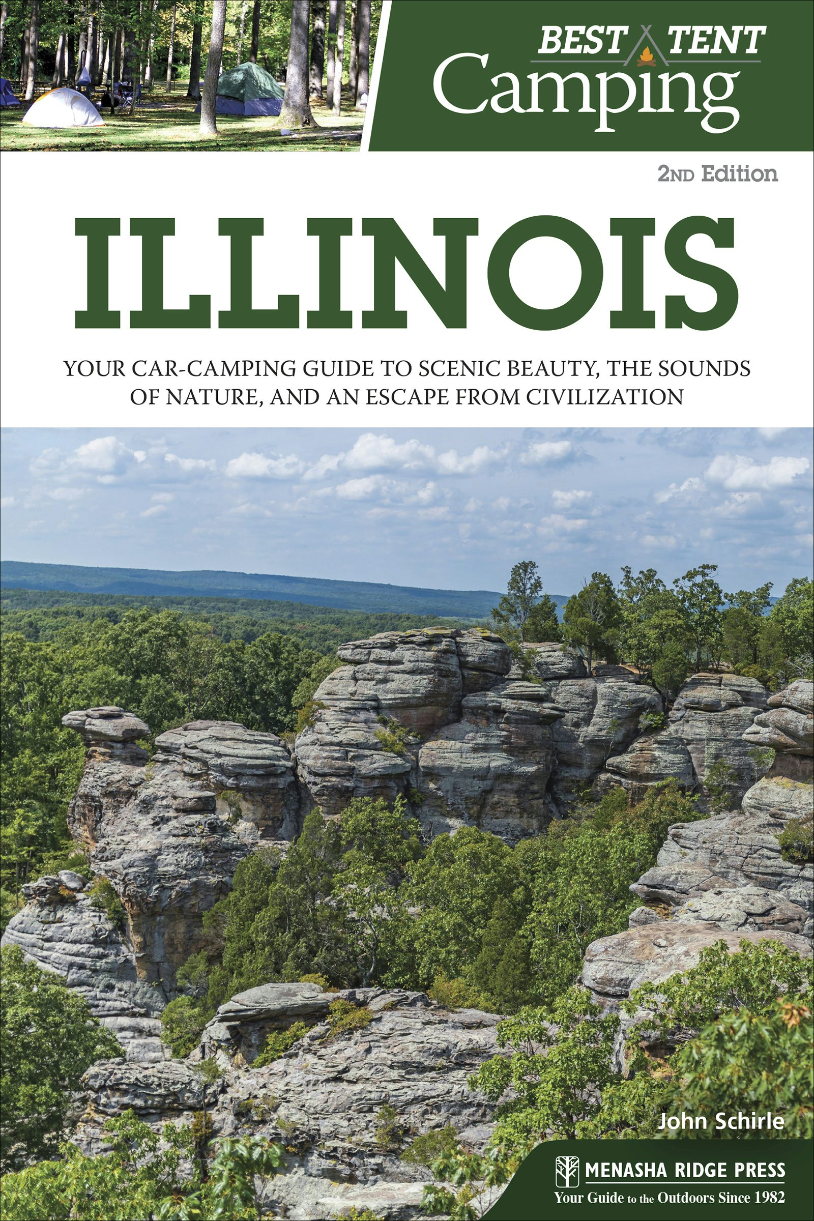 Book cover image for Best Tent Camping: Illinois ISBN: 9781634042932