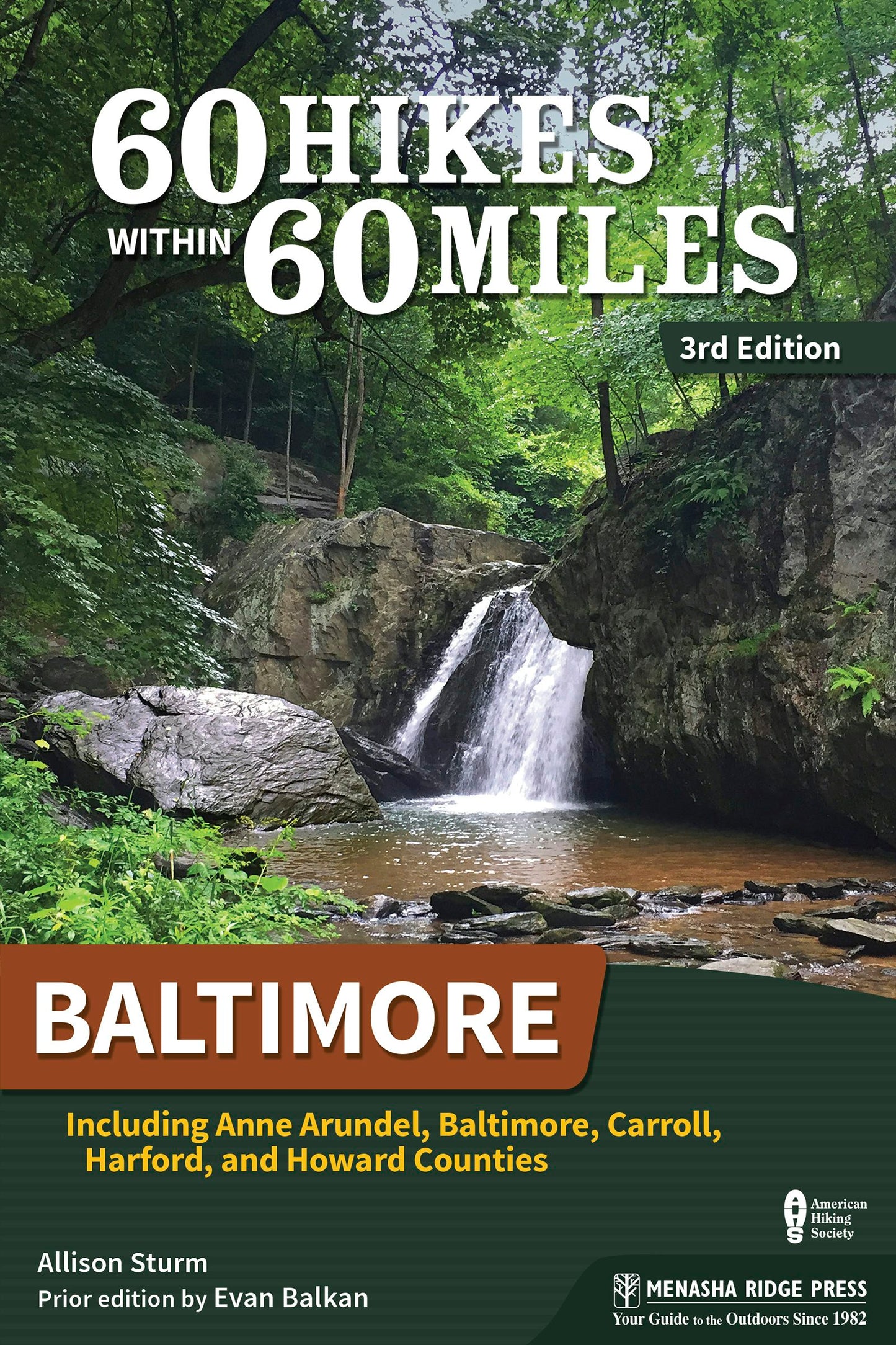 Book cover image for 60 Hikes Within 60 Miles: Baltimore ISBN: 9781634043090