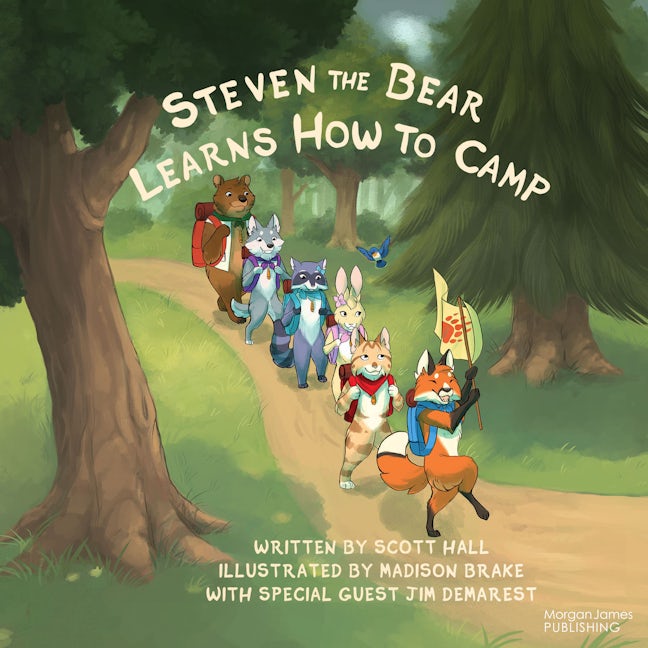 Book cover image for Steven the Bear Learns How to Camp ISBN: 9781636980027