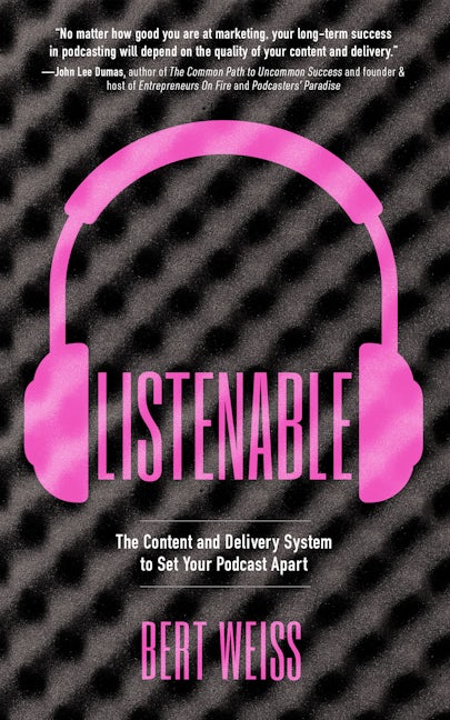 Book cover image for Listenable ISBN: 9781636980096