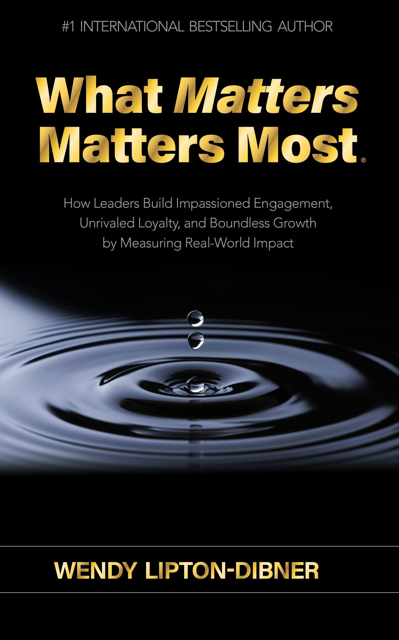 Book cover image for What Matters Matters Most ISBN: 9781636986357