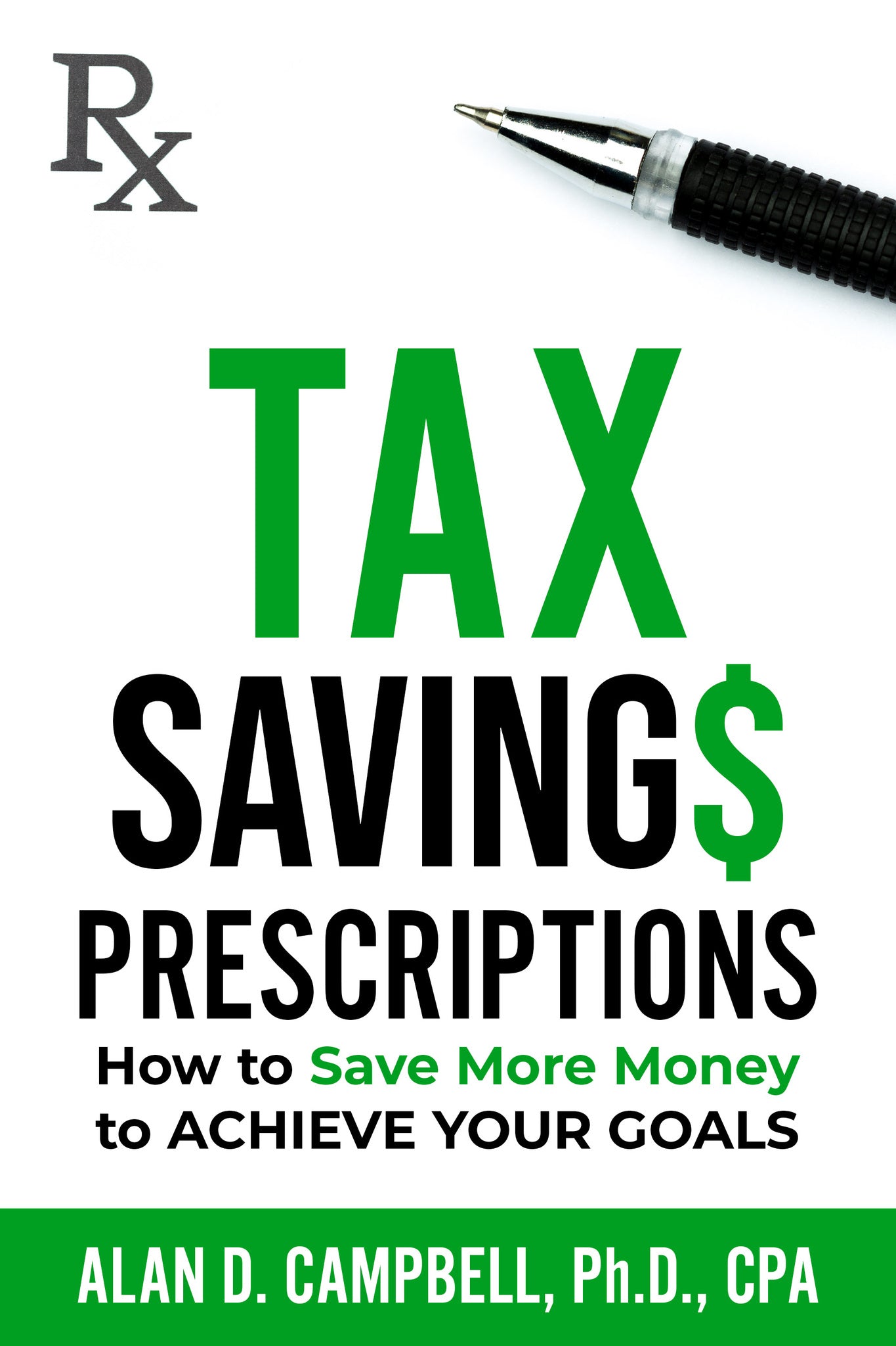 Cover image for Tax Savings Prescriptions ISBN 9781636987019