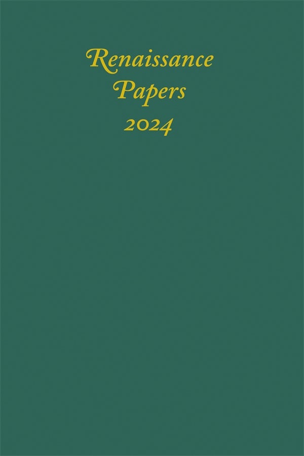 Book cover image for Renaissance Papers 2024 ISBN: 9781640142008