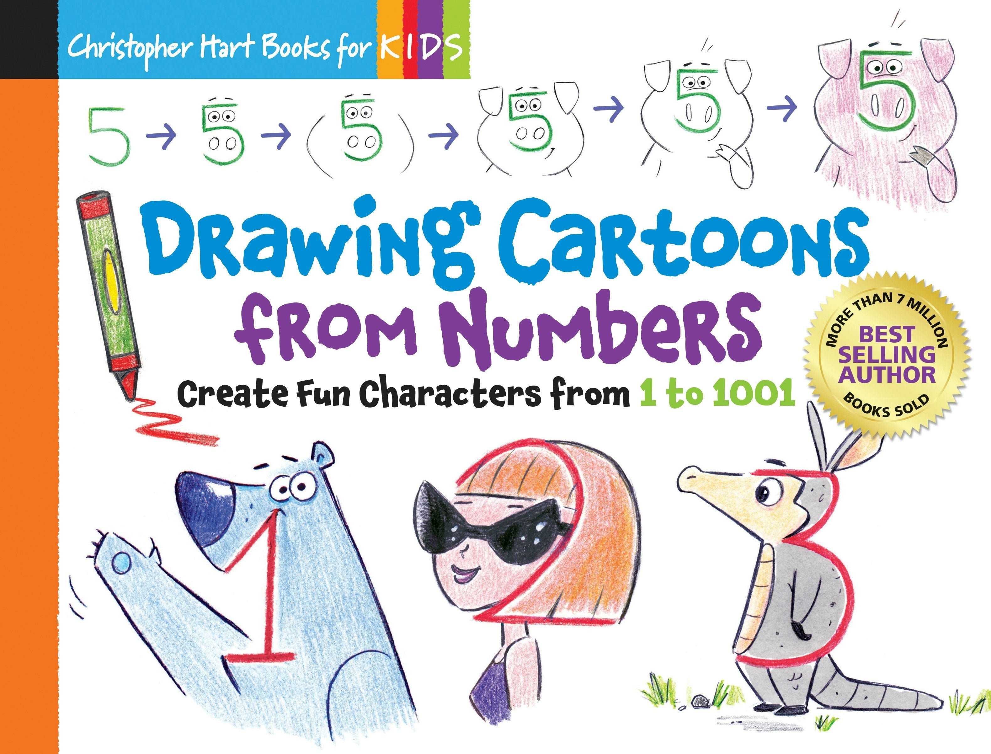 Book cover image for Drawing Cartoons from Numbers ISBN: 9781640210127