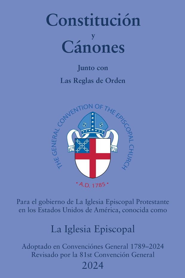 Cover image for Constitucion y Cánones, isbn: 9781640658479