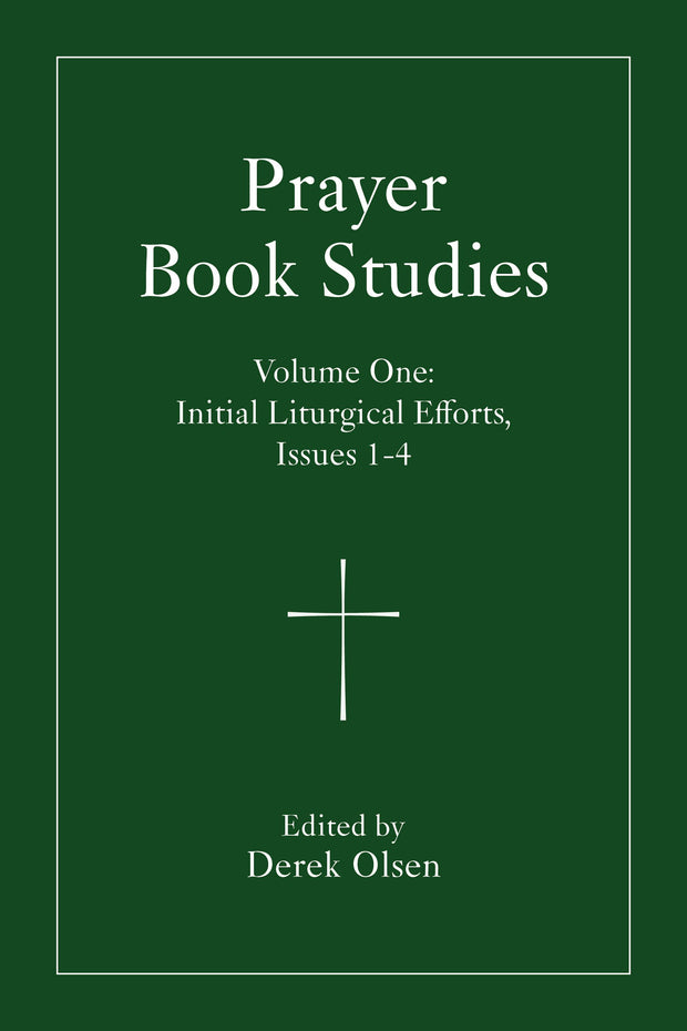 Cover image for Prayer Book Studies Volume One, isbn: 9781640659223