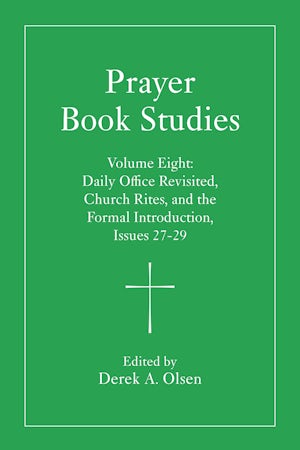 Cover image for Prayer Book Studies Volume Eight ISBN 9781640659438
