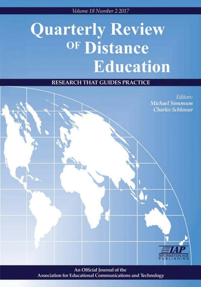 Cover image for Quarterly Review of Distance Education Vol 18 Issue 2, isbn: 9781641130912