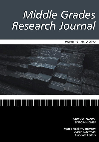 Cover image for Middle Grades Research Journal Vol 11 Issue 2, isbn: 9781641132404