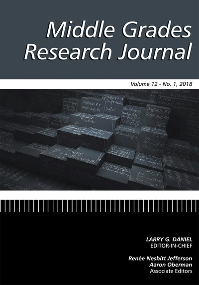 Cover image for Middle Grades Research Journal Vol 12 Issue 1, isbn: 9781641133876