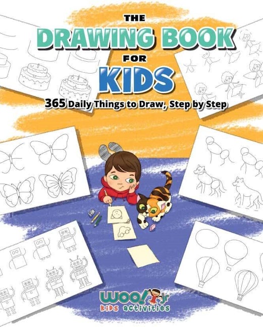 Book cover image for The Drawing Book for Kids ISBN: 9781642506389