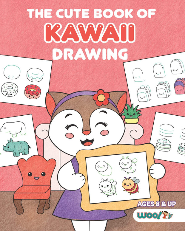 Cover image for The Cute Book of Kawaii Drawing, isbn: 9781642507010