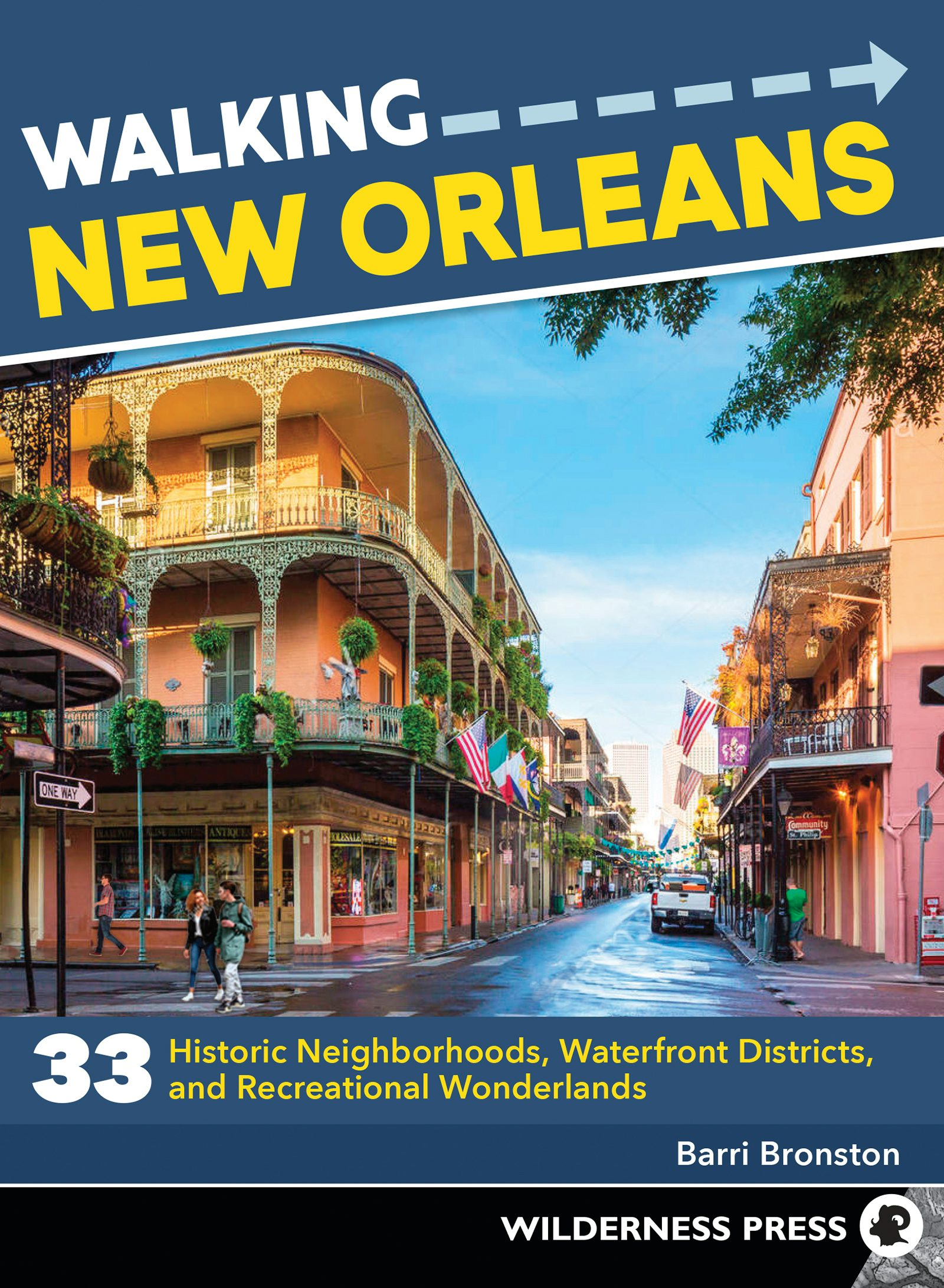 Book cover image for Walking New Orleans ISBN: 9781643590363