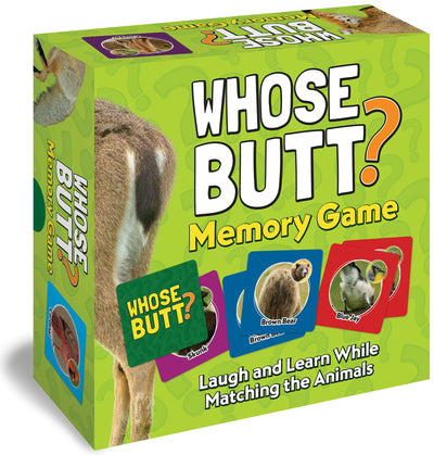 Cover image for Whose Butt? Memory Game, isbn: 9781647555221
