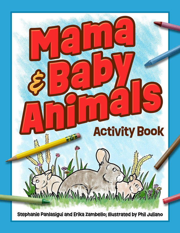 Cover image for Mama & Baby Animals Activity Book, isbn: 9781647555627