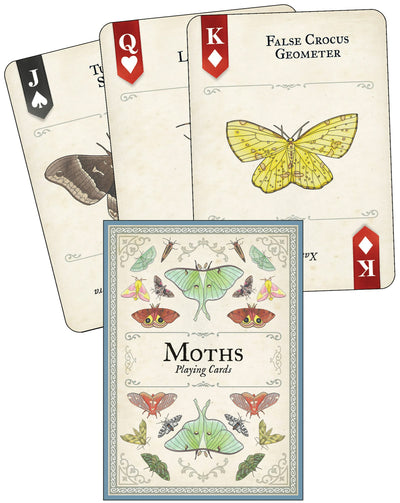 Cover image for Moths Playing Cards, isbn: 9781647556761