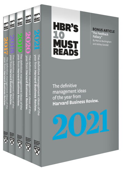 Cover image for 5 Years of Must Reads from HBR: 2021 Edition (5 Books), isbn: 9781647820206