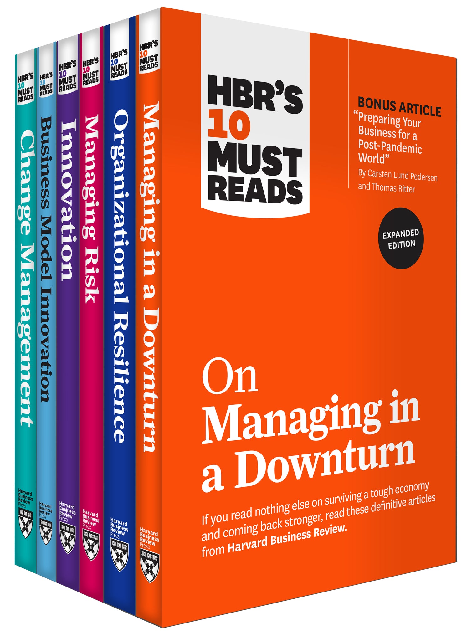 Cover image for HBR's 10 Must Reads for the Recession Collection (6 Books) ISBN 9781647821104