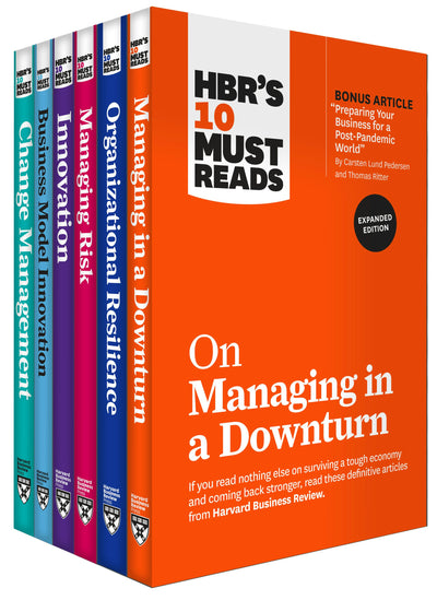 Cover image for HBR's 10 Must Reads for the Recession Collection (6 Books), isbn: 9781647821111