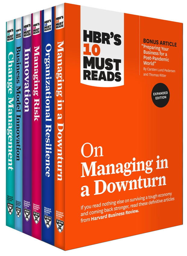 Cover image for HBR's 10 Must Reads for the Recession Collection (6 Books), isbn: 9781647821111