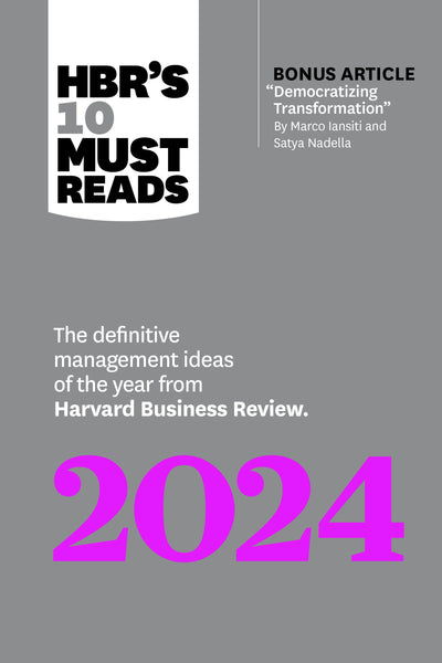 Cover image for HBR's 10 Must Reads 2024, isbn: 9781647825782