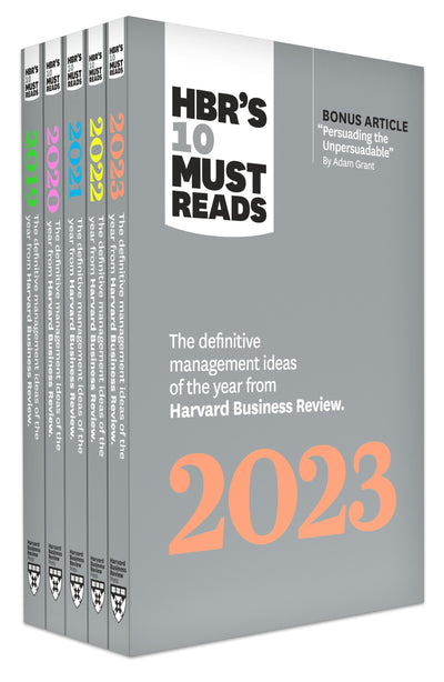 Cover image for 5 Years of Must Reads from HBR: 2023 Edition (5 Books), isbn: 9781647826185