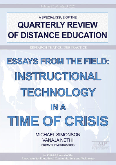 Cover image for Quarterly Review of Distance Education Vol 21 Issue 3, isbn: 9781648024368