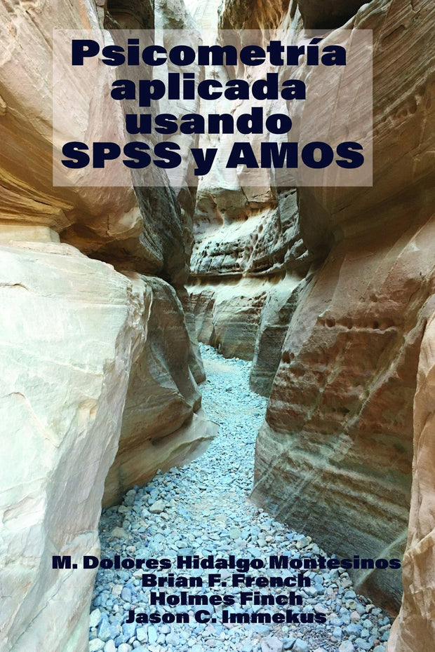 Cover image for Psicometría Aplicada Usando SPSS y AMOS, isbn: 9781648028038