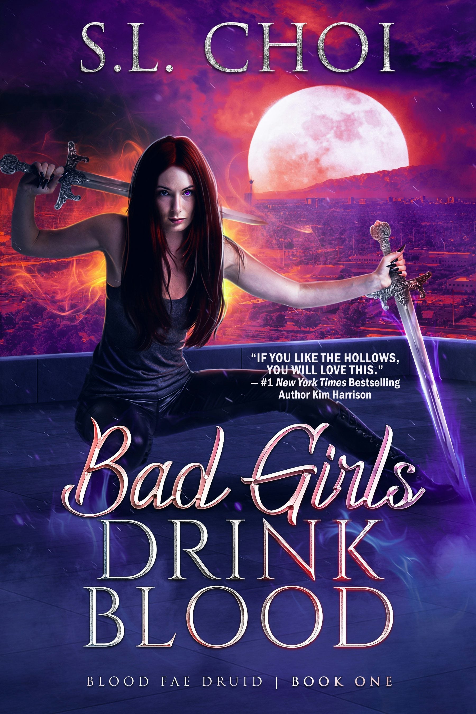 Book cover image for Bad Girls Drink Blood ISBN: 9781648981470