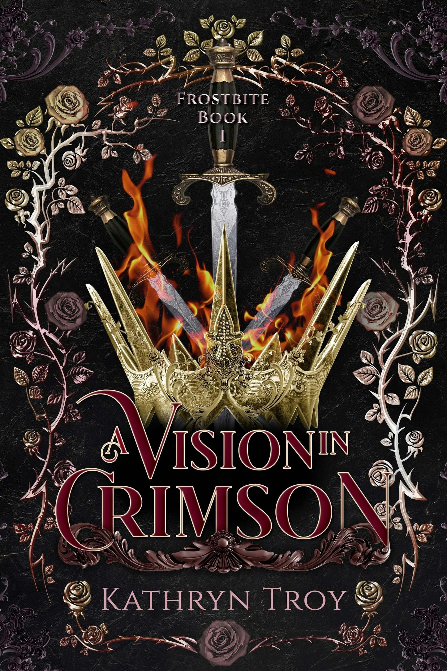 Book cover image for A Vision in Crimson ISBN: 9781648984310