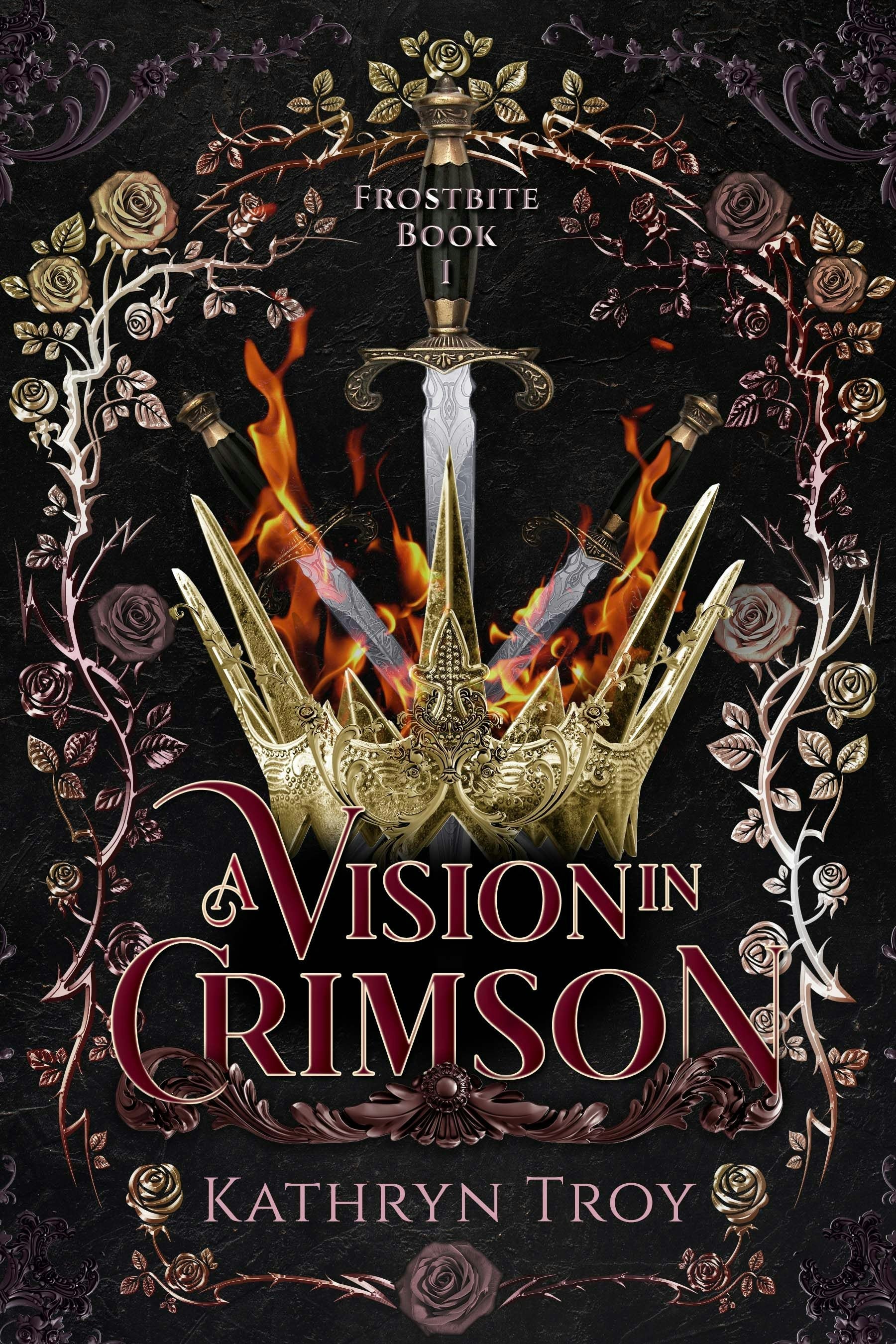 Book cover image for A Vision in Crimson ISBN: 9781648984310