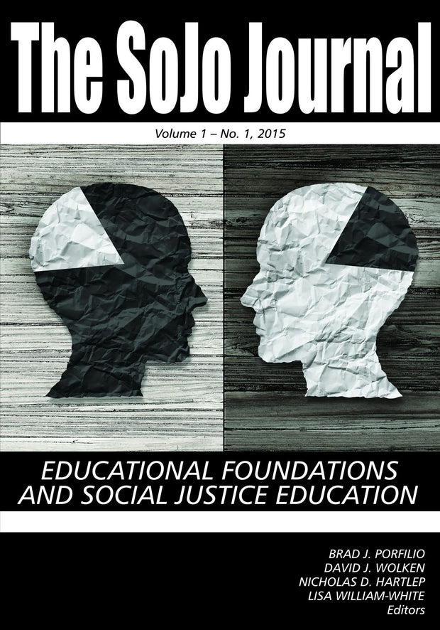 Cover image for SoJo Journal Vol 1 issue 1, isbn: 9781681233222