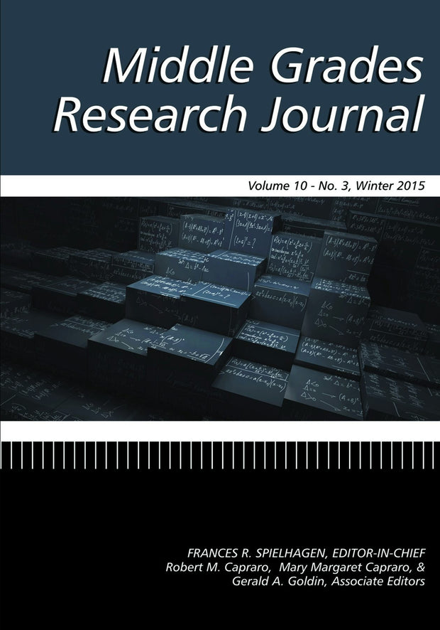 Cover image for Middle Grades Research Journal Vol 10 Issue 3, isbn: 9781681234267