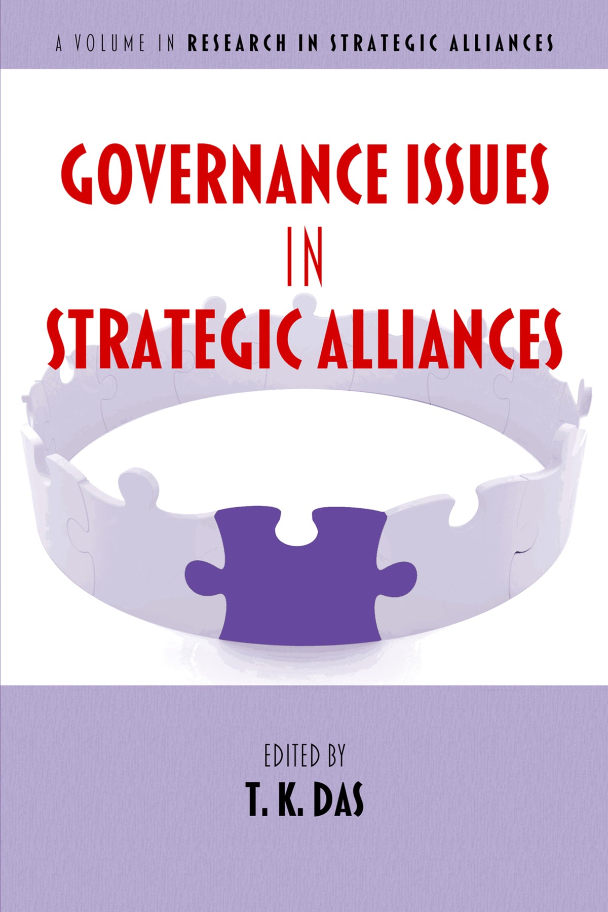 Cover image for Governance Issues in Strategic Alliances ISBN 9781681235004