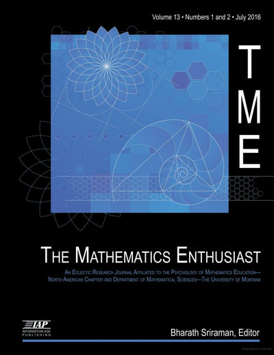 Cover image for Mathematics Enthusiast Journal Vol 13 Issue 1 & 2, isbn: 9781681236339