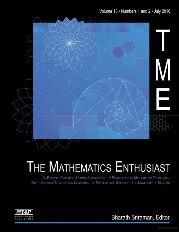 Cover image for Mathematics Enthusiast Journal Vol 13 Issue 1 & 2, isbn: 9781681236339