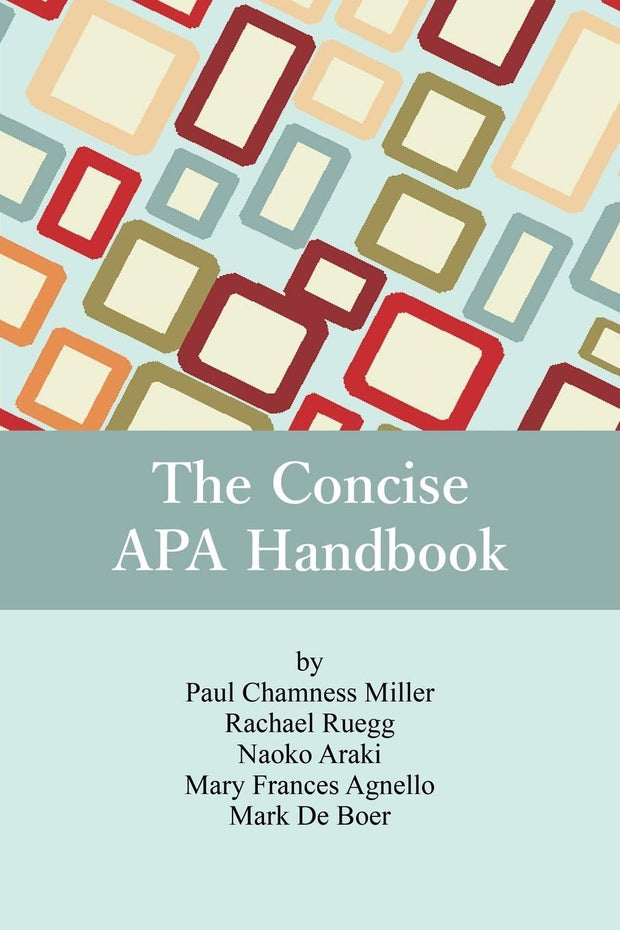 Cover image for The Concise APA Handbook, isbn: 9781681237732