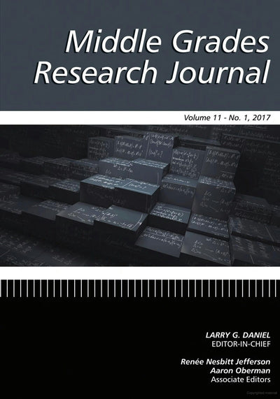 Cover image for Middle Grades Research Journal Vol 11 Issue 1, isbn: 9781681239071