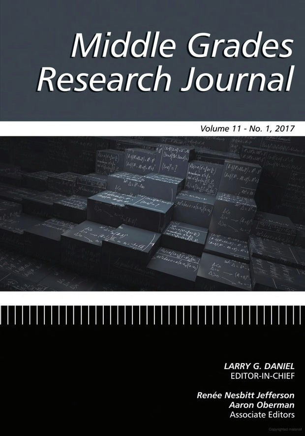 Cover image for Middle Grades Research Journal Vol 11 Issue 1, isbn: 9781681239071