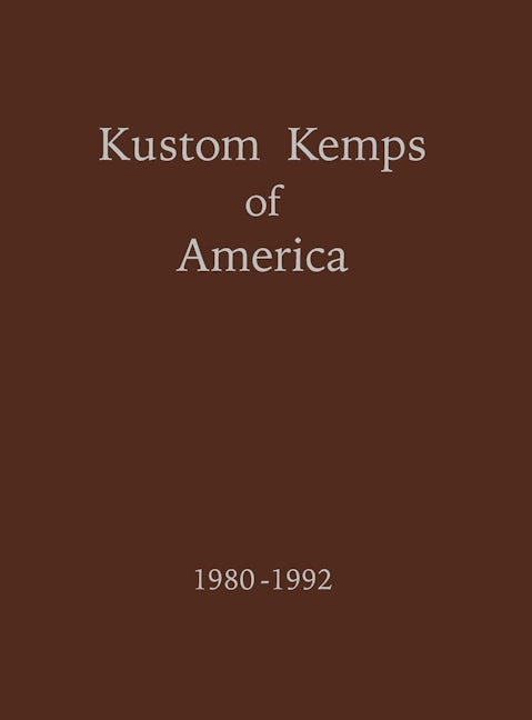 Book cover image for Kustom Kemps of America ISBN: 9781681623276