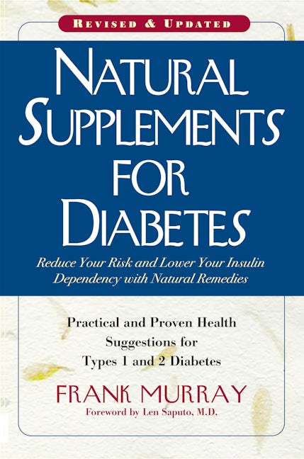 Book cover image for Natural Supplements for Diabetes ISBN: 9781681627557